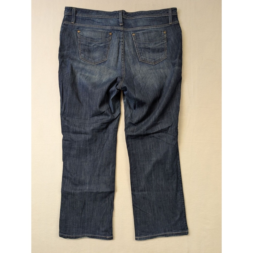 Lee Womens Jeans 20W Midrise Bootcut Medium Blue Denim Blend - Picture 9 of 9
